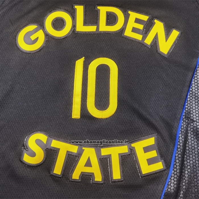 Maglia Golden State Warriors Jimmy Butler Iii No 10 Statement 2024-25 Nero